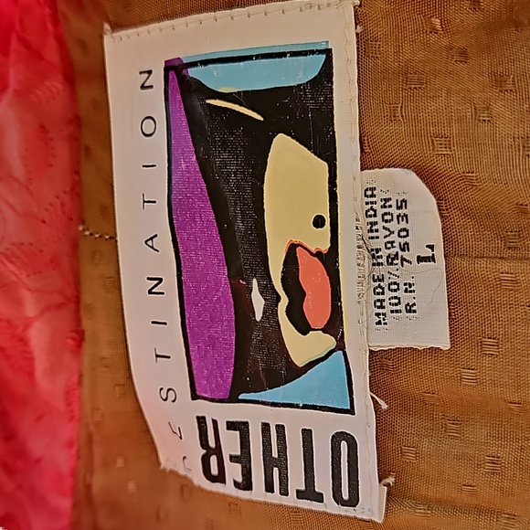 OTHER DESTINATION VINTAGE OVERSIZED BOHO BLAZER - Picture 8 of 12